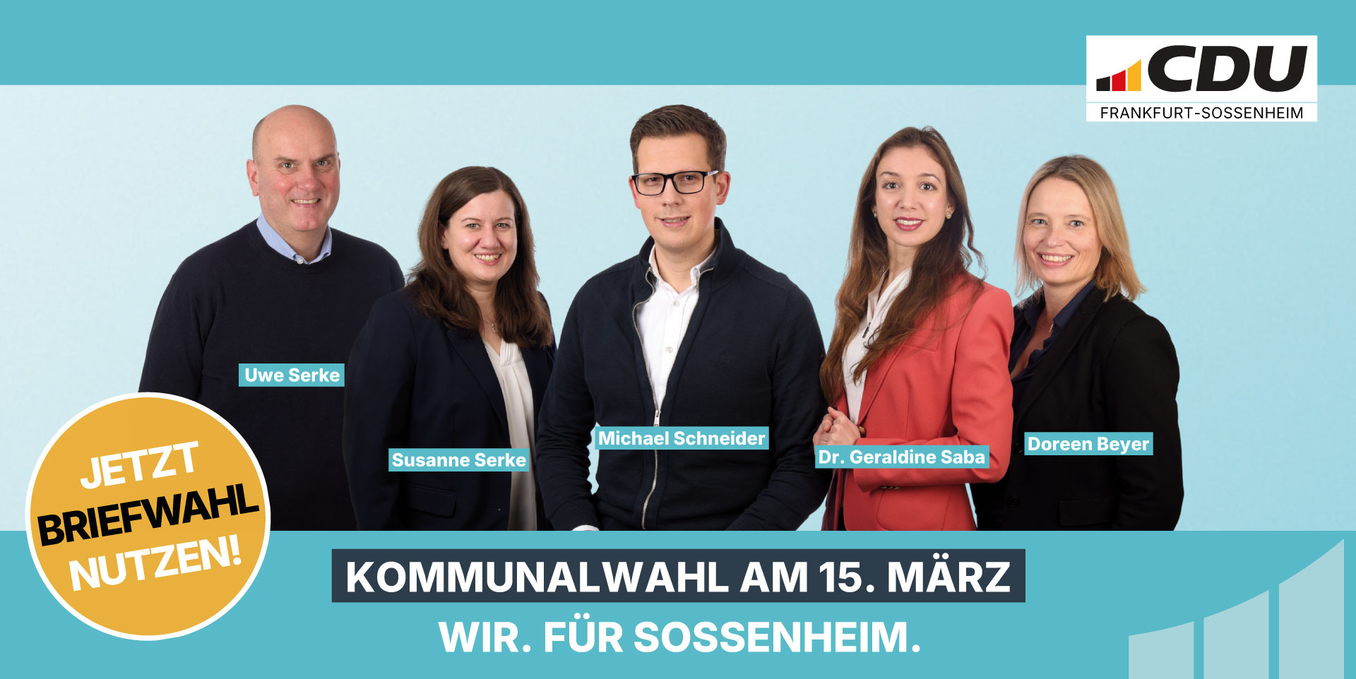 Unsere KandidatInnen f�r den Ortsbeirat 6